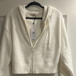 UGG Cream Fleece Hooded Jacket